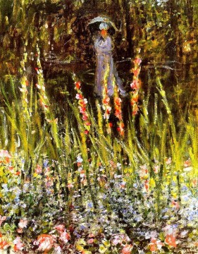 グラジオラスの庭 クロード・モネ 印象派の花 Oil Paintings